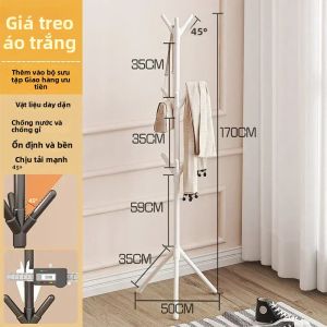 Giá Treo Áo Nhiều Móc Đứng Trên Sàn Giá Treo Nhánh Dọc Để Đựng Khăn Quàng Cổ Túi Xách Đựng Đồ Phong Cách Hiện Đại Nội Thất Gia Đình Cho Phòng Khách Phòng Ngủ Văn Phòng