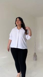 Top Wanita Jumbo Bahan Silky Soft Polyester: Pilihan Tepat dengan Warna Soft untuk Tampilan Santai