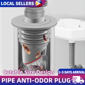 Universal Silicone Drain Plug Washing Machine Bathroom Anti Odor Sewer Pipe Sealing Ring  Anti-Cockroach Cover
