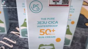 Kem Chống Nắng Kháng Nước Pretty Skin The Pure Jeju Cica Waterproof Sun Cream