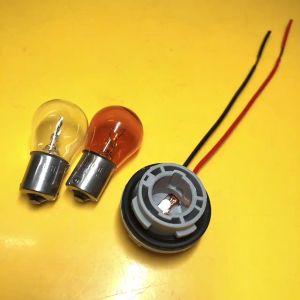 1156 1157 Bulb Socket BAY15D Lamp Holder P21/5W Adapter Base Connector Original Car Socket LED Bulb Holder Universal LED Car Light Adapter Connector for Headlights Fog Lights Wiring Harness