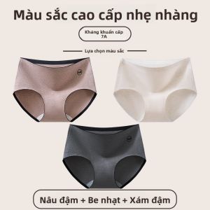 MiiOW | Quần lót tam giác cotton nguyên chất MiiOW dành cho nữ kháng khuẩn không đường may thoải mái thoáng khí quần lót thoải mái