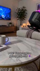 Đèn Ngủ Máy Chiếu Thiên Hà LED Hình Bầu Trời Đầy Sao Có Điều Khiển Từ Xa RGB 7 Chế Độ Cho Phòng Ngủ Gia Đình Phòng Game - Nguồn USB