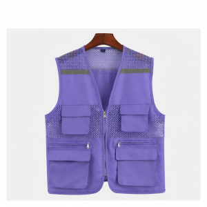 SHANCHEN | Custom Logo Mesh Work Vest Multiple Pockets