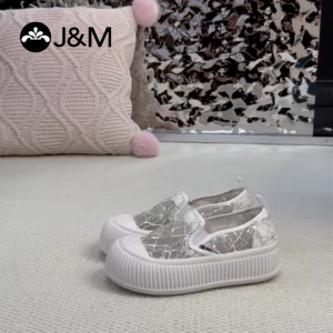 Joy&Mario Womens Loafers Mesh Material Rubber Sole Style Fashionable Comfortable to Wear