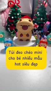 (Hỏa tốc HCM) Túi đeo chéo mini dễ thễ thương tặng quà sinh nhật noel Tết...cho bé