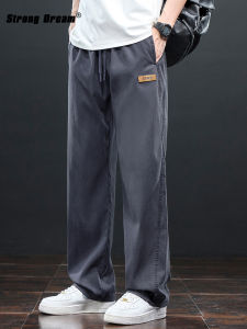 Mens Thin Tencel Loose Straight Jeans