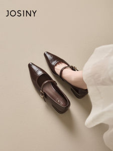 Josiny | Pointed Toe Mary Jane Comfy Commuter Shoes