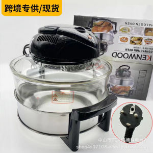 High Power Visual Air Fryer 20L Light Wave Oven Large Capacity Multi-Function Kitchen Appliance Glass Inner Tank Surrounding Heating
