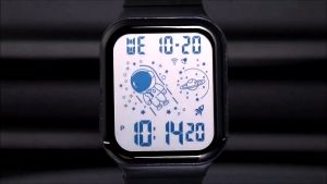 Jam Tangan Digital Rubber Astronot Pria Wanita Space Watch Original Water Ressist