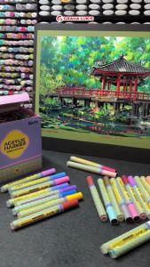ARRTX Acrylic Marker 3mm Medium Tip - Strong Coverage Set 48/72