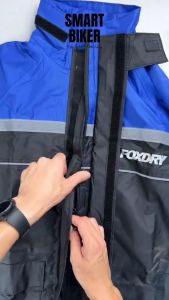FOXDRY 06 V2 Premium Raincoat Windbreaker Baju Hujan Rainsuit Motorcycle Waterproof Jacket Kalis Air