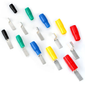 140PCS/260PCS Set C45 Insert 1.5-10mm2 Copper Circuit Breaker Plug Pin-Shaped Cable Wire Lug Insert Crimp terminal