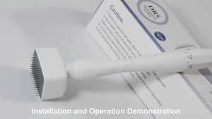 140 Pins DRS Derma Stamp - ปรับความยาวไมโครเข็มเสริมสร้างความงามด้วยบริการผิวเสริมผิวเคลื่อนที่ดูแลผิว ควรรับใช้ในการปรับปรุงความยาวให้ดูเหมาะสม