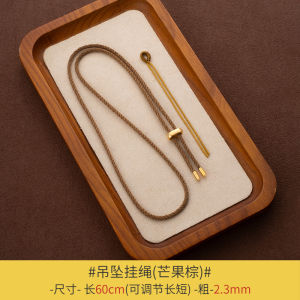 Gold Corn Knot Pendant Necklace Rope Taiwan Design Jewelry Accessories Nine Provinces Creation Fashionable DIY Cord