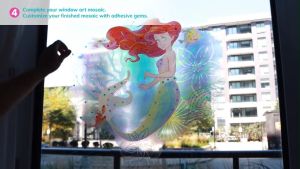 Make It Real Disney Princess Little Mermaid Window Art Mosaic Puzzle 4279