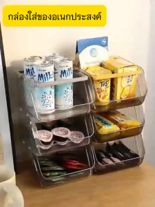 กล่องพลาสติกอเนกประสงค์ ขนาดเล็กมีหูหิ้ว กล่องใส่เครื่องเขียน สำหรับใส่และจัดเก็บสิ่งของ