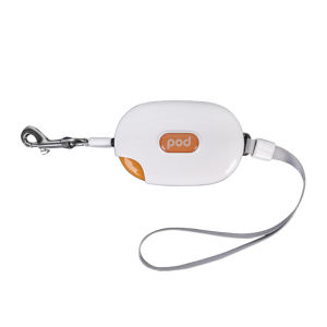 Hamshmoc กระจก Abs แบบยืดหดได้ขนาดกะทัดรัดสายจูงสัตว์เลี้ยงพกพาง่ายสำหรับสัตว์เลี้ยงขนาดเล็ก/ขนาดกลาง