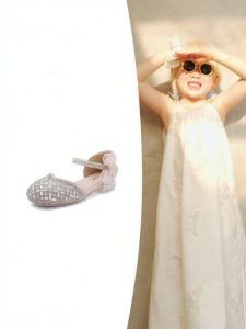 Belle | Elsa Princess Style Crystal Covered Toes Sandals for Big Kids New Arrival