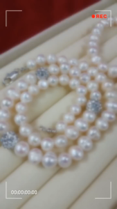 [ Woosilver ] Set Ngọc Trai Trắng – Thanh Lịch – Secondhand – NTN4