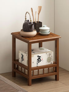 New Chinese Style Small Side Table Living Room Tea Table Non-Solid Wood Simple Storage Rack Mini Side Cabinet 2025 New Model