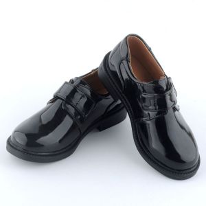 XIAOBUTONG | Performance Soft Bottom Black Leather Shoes for Boys