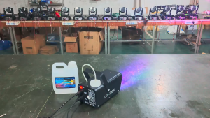 COD TaffLED Mesin Asap Panggung 500 Watt Sistem Fogger Stage Ejector RGB LED KY-LED500