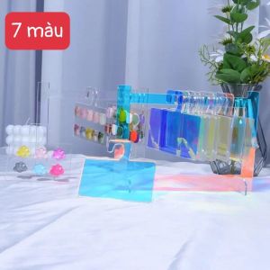 Bộ khung mica treo trưng mẫu móng nailbox bộ 10 cái bảng treo và 1 khung treo móng