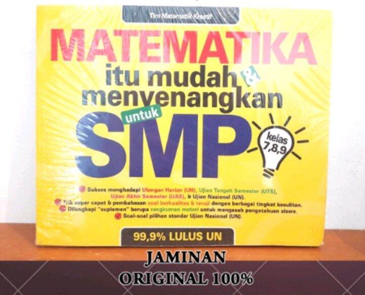 Buku Matematika itu Mudah dan Menyenangkan SMP