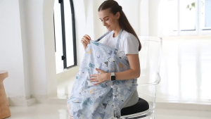 Cotton Breastfeeding Cover Baby Feeding Nursing Cover Adjustable Nursing Apron Outdoor Privacy Mother Nursing Cloth