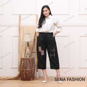 Celana Getta Pants 7/9 Bahan Katun Gummy Pants Hinata Pants