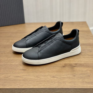 High-Quality Casual Leather Slip-On Driving Shoes Mens Lightweight Breathable Comfortable Fashionable round Toe Rubber Sole