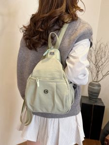 Large Capacity Fashionable Multi-Functional Three-In-One Womens Backpack Single Shoulder Crossbody Casual Chest Bag Mommy Bag