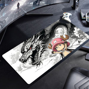 Bandai | Cool Mouse Mats O-one P-piece Anime Desk Mat Large Gaming Accessories Black and white Mouse Pad Rubber Mousepad Non-Slip Carpet