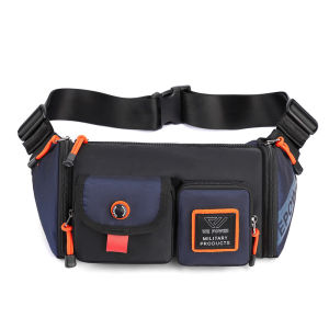 New Arrival Men Casual Functional Waterproof Chest Bag Fashion Trendy One-Shoulder Bag Crossbody Mens Bag Large Capacity Work Clothing Waist Bag