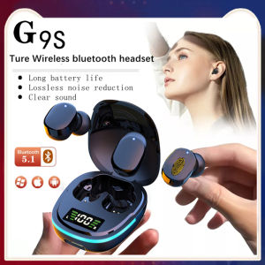 TWS G9S Wireless Headset Bluetooth V5.1 In-ear Earbuds Gaming Headphones Noise Reduction Earplugs with Charging Box