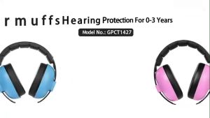 Baby Earmuff Penutup Telinga Baby Kalis Bunyi Anti Noise Flight Airplane Ear Protector Sound Proof Noise Cancellation