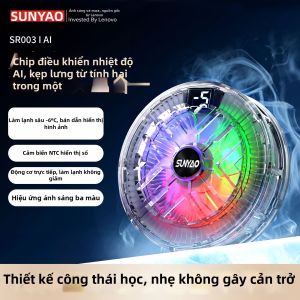 Lenovo | Thiết Bị Làm Mát Tản Nhiệt Từ cho Điện Thoại và Máy Tính Bảng Không Ồn