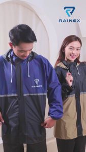 JAS HUJAN SET HOODIE PREMIUM QUALITY BY RAINEX RAINCOAT JAS HUJAN PRIA WANITA ANTI REMBES