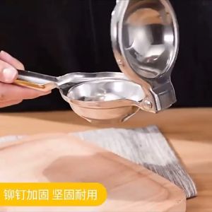 Stainless Steel Manual Lemon Squeezer Hand Press Juicer Maker Handheld Juice Citrus Orange Extractor Tool Fruit Squeezer