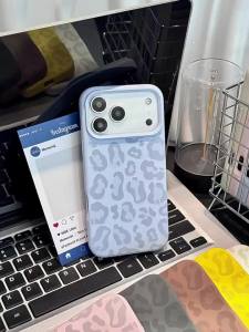 pinsai | Leopard Pattern Liquid Silicone iPhone Case Shockproof Protective Cover