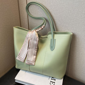 Fancy Bags 2024 New Arrival Pure Color Fashion Tote Bag Womens Large Capacity Work Commuter Bag Textured One-Shoulder Bag