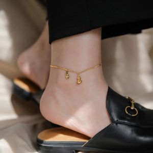 WE 3096 = 葫芦招财脚链 Gourd Lucky Anklet Ready stock in Malaysia