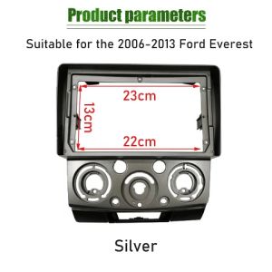 Car Radio Frame for Mazda BT-50 Ford Ranger Everest Fascia Front Bezel Trim Panel Dash Kit Facia Adapter Face Plate Cover Kit