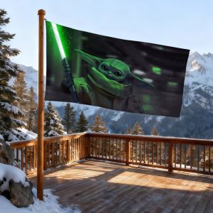 Star Wars | S-STAR W-WARS-ES G-Grogu M-Mandalorian Flag For Room Dorm Camping Picnic Art Style Garage Bar Wall Decoration Banner