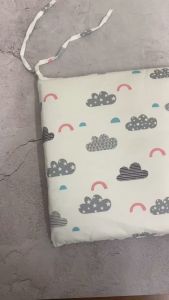 [BABY BOM BOM] 100% Cotton Baby Cot Bed Bumper Head Protector FULL SET
