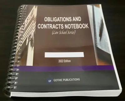 (Codal-Law School) Obligations and Contracts Notebook