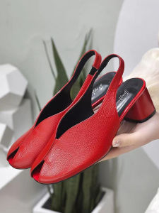 Haporri | Genuine Leather Fashion Fishmouth Sandals