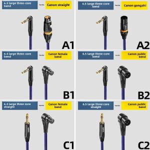 Choseal | 6.5 to XLR Male 6.35 to XLR Female TRS Audio Cable