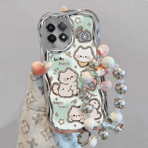 Redmi K80Pro New Model Phone Case Electroplated Cream Pattern Champion Edition Cartoon K50 Supreme Cute K40S Trendy Silicone Female Style K30 Anti-Fall Protection Cover